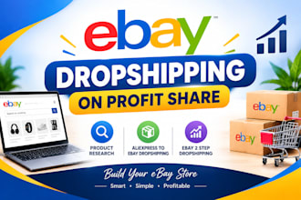 do ebay dropshipping on profit share