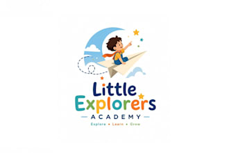 design a modern childcare, daycare, preschool  and kids logo design