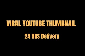 design eye catching youtube thumbnail for your video
