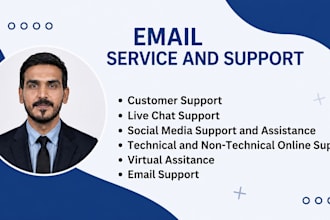 provide email support, virtual assistant