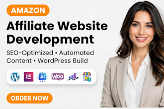 create ai autopilot amazon affiliate website,daisycon, bol,shopify with autoblog