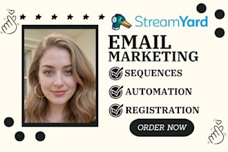 do streamyard email automation streamyard email sequences reminder