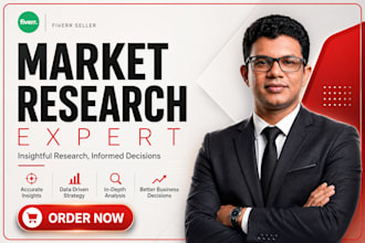 do market research and competitor analysis