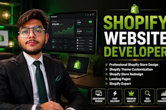 design a professional shopify store that converts