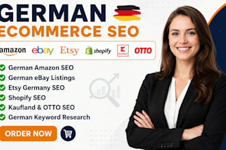 do german ecommerce SEO for german ebay etsy shopify amazon klaufland otto