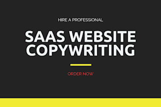 be your saas copywriter for SEO articles, b2b tech copywriter