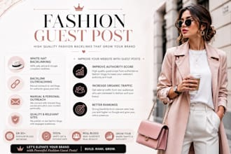 do fashion guest post outreach and white hat link building