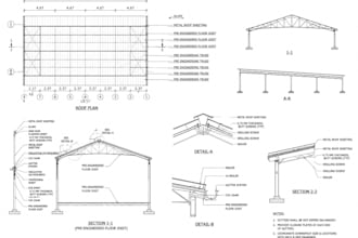produce rebar shop drawings and technical construction drwaings