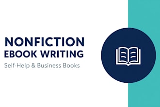write a professional non fiction e book for your business