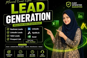 build icp based b2b prospect lists with verified emails and linkedin research