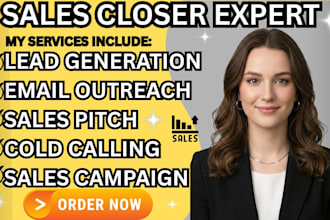 sales closer sales representative high ticket sales lead generation sales person