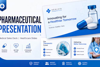 pharmaceutical presentation, medical sales deck, healthcare slides
