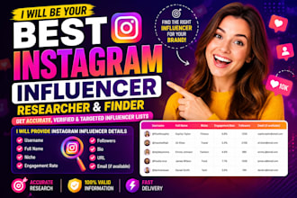 be your best instagram influencer researcher and finder