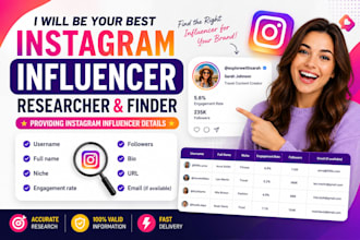 be your best instagram influencer researcher and finder