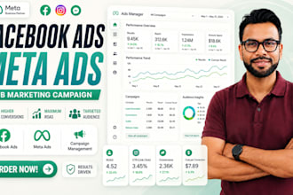 be your meta ads specialist, manager, and expert for lead generation