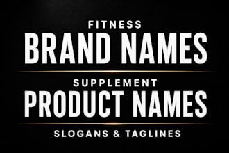 create memorable brand names, product names and slogans
