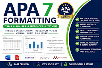 format your tables and figures in apa 7, mla, harvard, chicago style