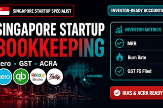 do xero bookkeeping for singapore startups gst acra filing and investor accounts
