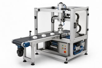 do industrial automation machine design conveyor system solidworks engineering