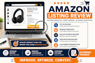 analyze your amazon listing and suggest improvements