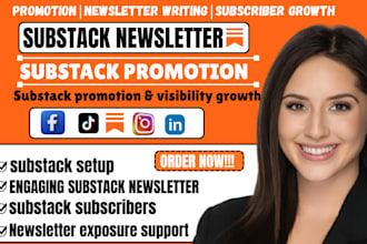 do organic substack promotion, substack page promotion to grow subscribers