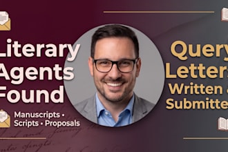 find literary agents, write query letters and submit your manuscript and script