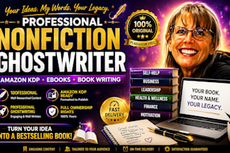 ghostwrite nonfiction ebook for amazon KDP