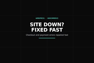 fix wordpress and woocommerce checkout errors fast