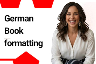 do german proofreading, book editing, and kdp print formatting