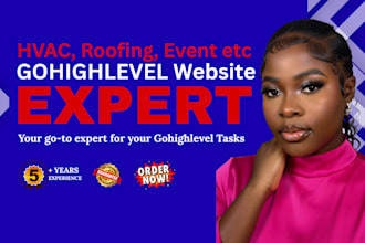 gohighlevel hvac website ghl agency snapshot saas CRM ghl salesfunnel whitelabel