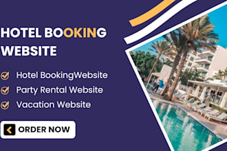 design a wix hotel booking website or redesign wix booking website