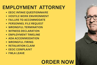 be your ny, ca employment lawyer for wrongful firing, eeoc charges, fmla and ada