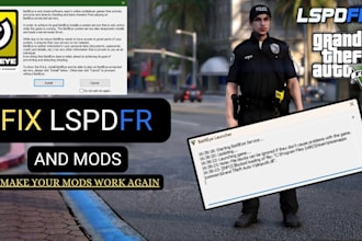 install, optimize and fix mods and your lspdfr gta 5 setup