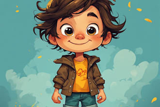 illustrate children story book, kids story, cartoon