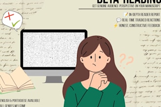 betareading for your manuscript