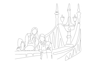draw unique one line art minimalist line art vector line art illustration