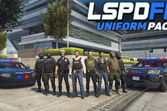 create a custom eup clothing for your fivem server lspdfr and install mods
