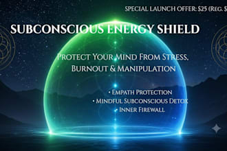 create a subconscious energy shield and theta clearing