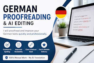 proofread and improve your german text