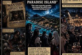 draw comic book illustration, graphic novel and comic art