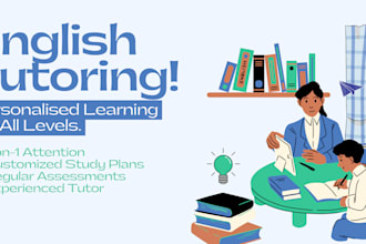 provide personalized online english tutoring