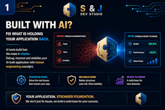 get your ai built app working again and fix your ai  code