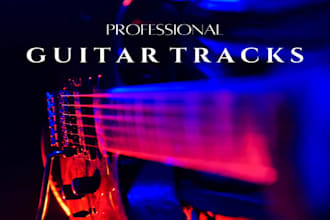 record quality acoustic guitar, bass, banjo, pedal steel guitar and violin