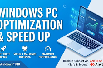 speed up, optimize and tune up your slow windows PC