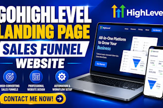 gohighlevel landing page go highlevel sales funnel go high level website