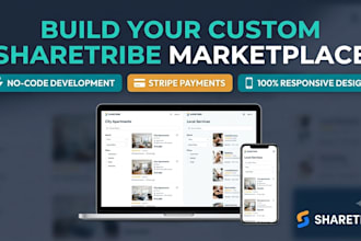build 2 sided marketplace with sharetribe multivendor with custom features