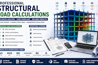 do wind load and seismic load calculations and structural analysis