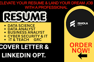 craft ats data science resume, machine learning resume