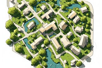 create real estate map, property location map