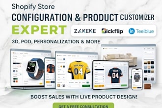 setup zakeke kicklip 3d product configurator and personalized shopify store